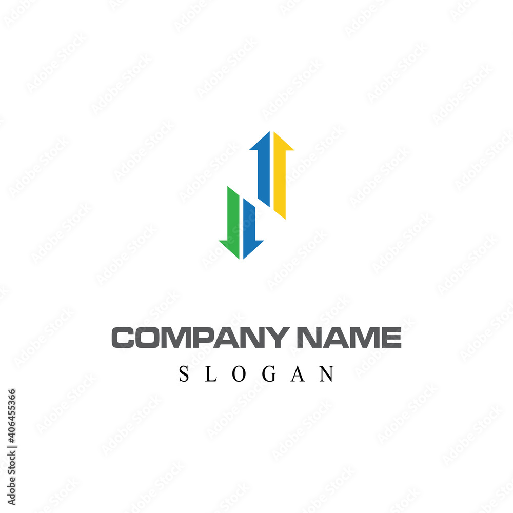 Arrow vector illustration icon Logo Template design Arrow vector illustration icon Logo Template design