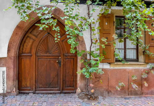 historic wooden door