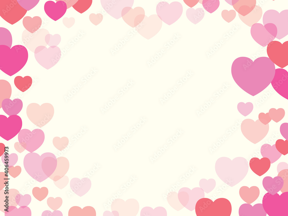 background illustration created by a lot of hearts set to background like valentine card