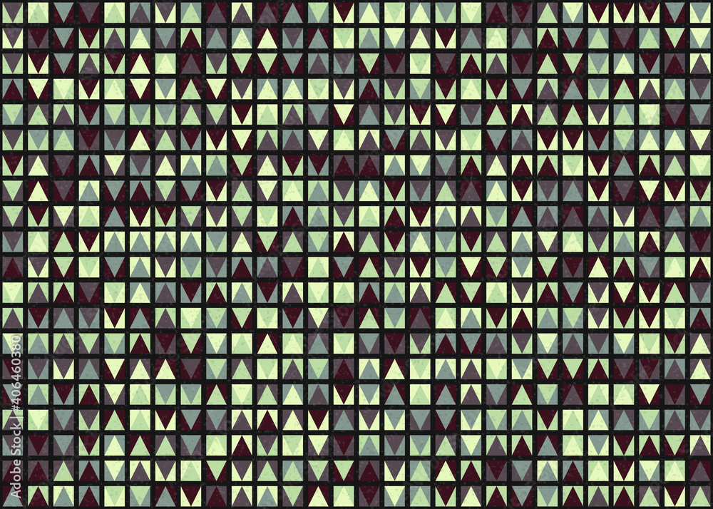 Fototapeta premium Abstract Geometric Pattern generative computational art illustration