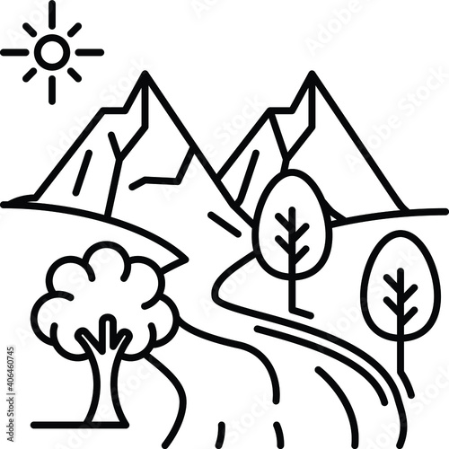 winter, landscape, mountain, sunshine, travelling