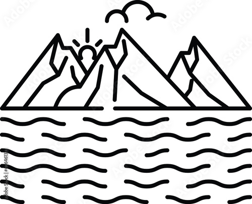 river, morning, seashores, sunset, sunrise, 