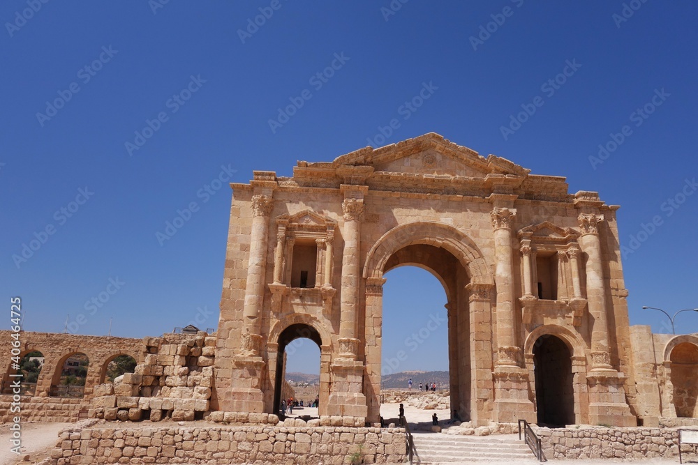 Gate way to the city of Jerash