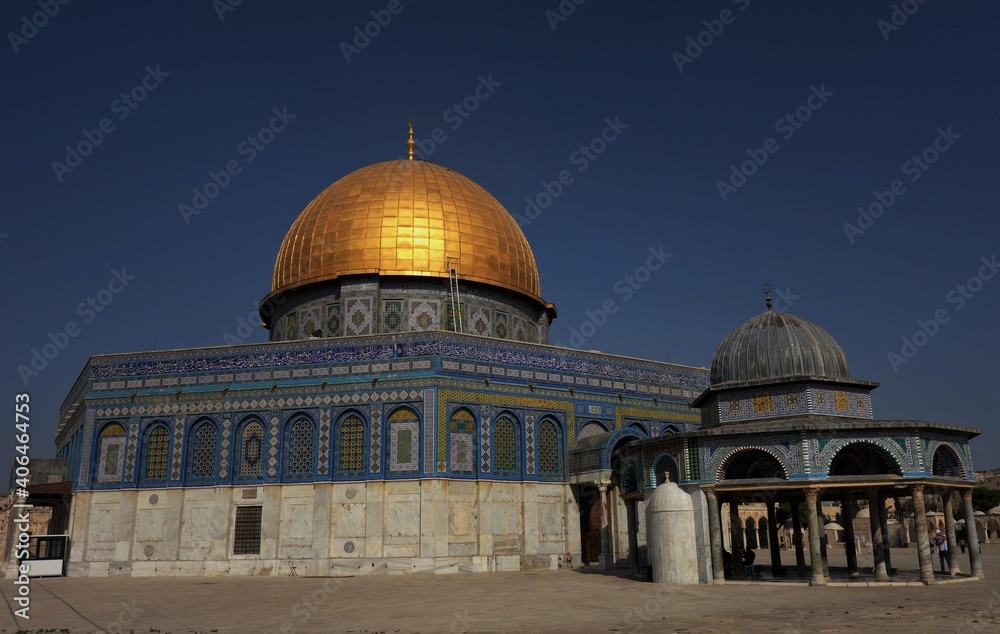 Golden domed mosque