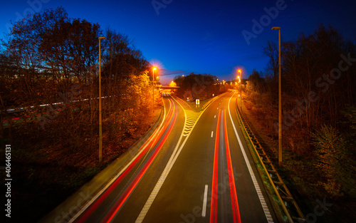 highway at night