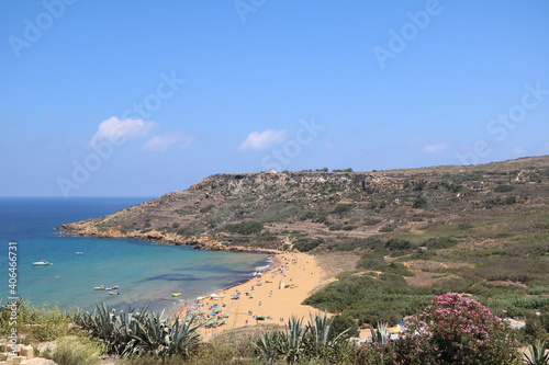 Holiday in Ramla Bay of Gozo Island, Malta