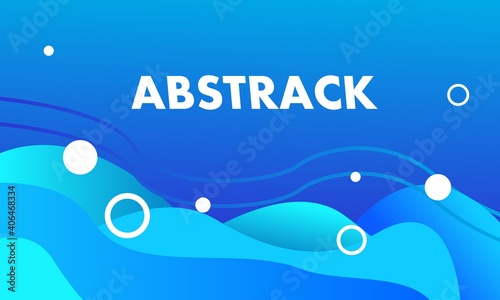 vector abstract background in blue color. modern and cool design