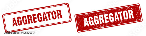 aggregator stamp set. aggregator square grunge sign