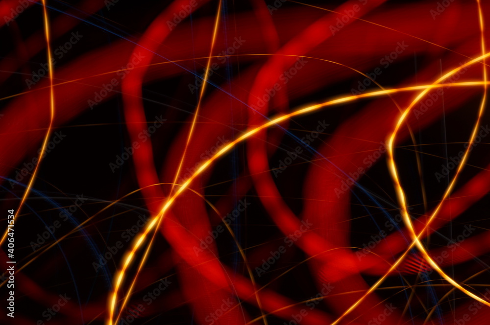 Fancy background - colored luminous irregular lines. Graphic background with neon luminous elements. Fancy background - colored luminous irregular lines. Graphic background with neon luminous elements.