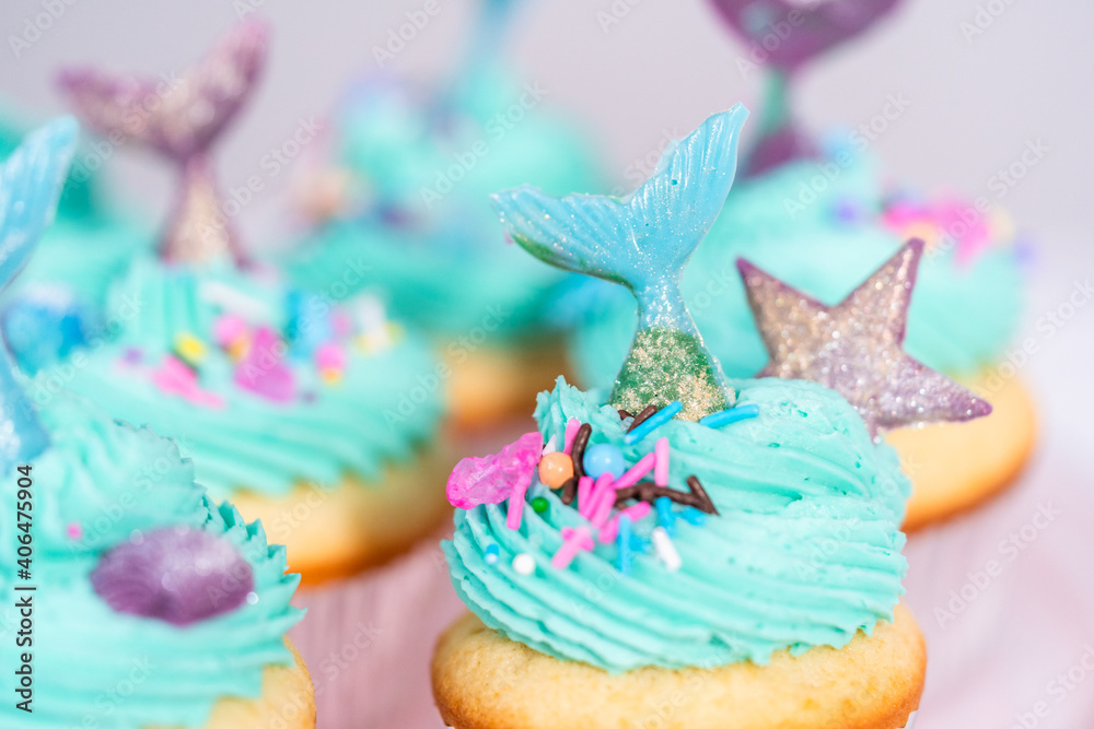 Mermaid cupcakes