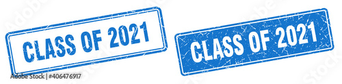 class of 2021 stamp set. class of 2021 square grunge sign