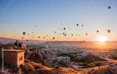 sunrise over Cappadocia 