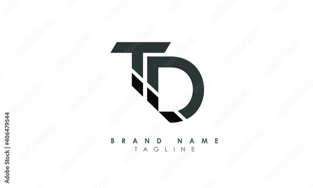 Alphabet letters Initials Monogram logo TD, DT, T and D, Alphabet Letters TD minimalist logo design in a simple yet elegant font, Unique modern creative minimal circular shaped fashion brands Alphabet letters Initials Monogram logo TD, DT, T and D, Alphabet Letters TD minimalist logo design in a simple yet elegant font, Unique modern creative minimal circular shaped fashion brands