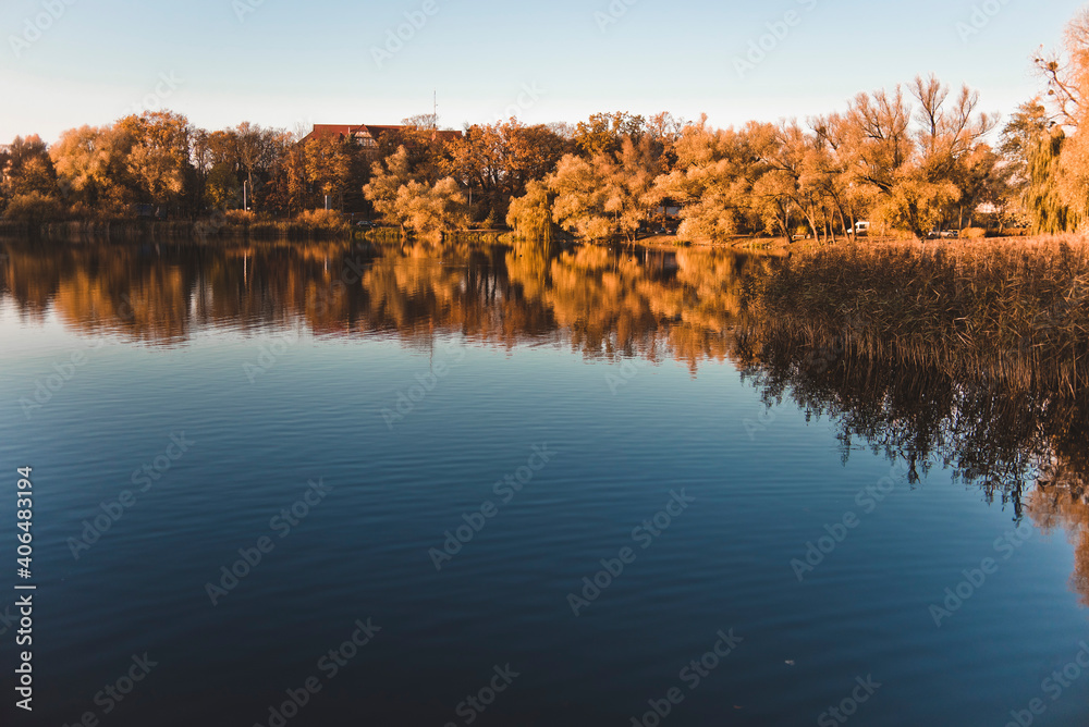 lake in autumn