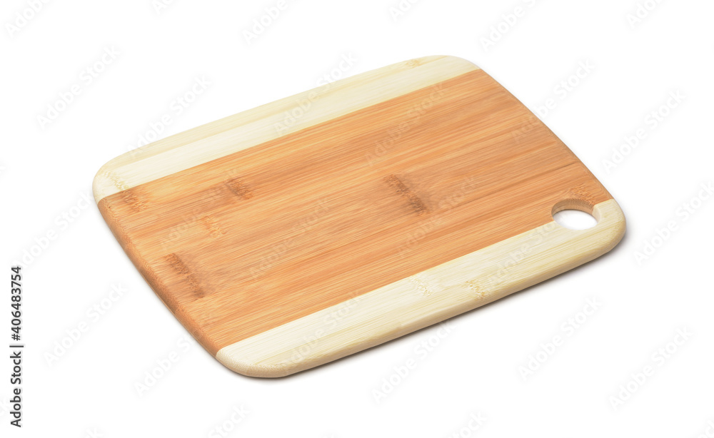 Empty wooden cutting board