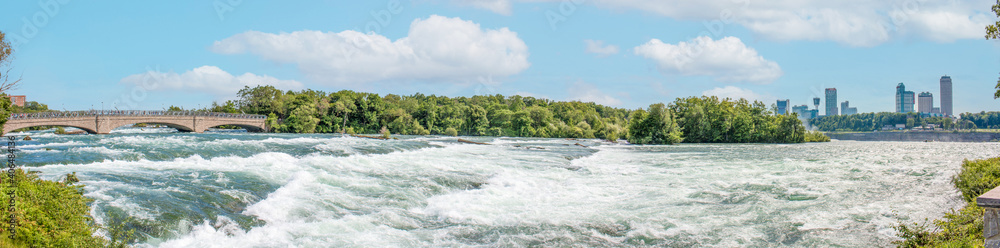 Niagara River Niagara Falls American Falls USA Niagara River Niagara Falls American Falls USA