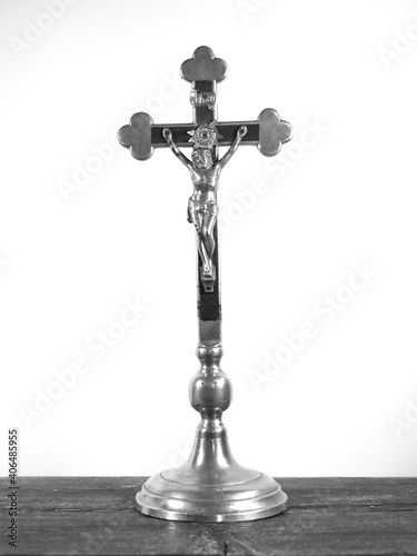cross on a white background