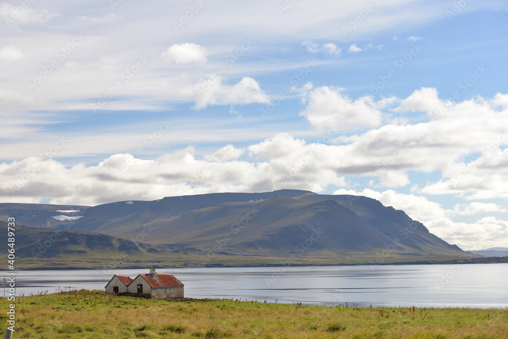 Beautiful landscape of western Iceland Beautiful landscape of western Iceland