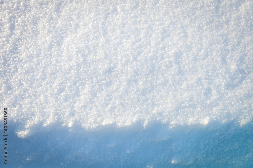 Obraz premium Fresh snow texture. Winter background