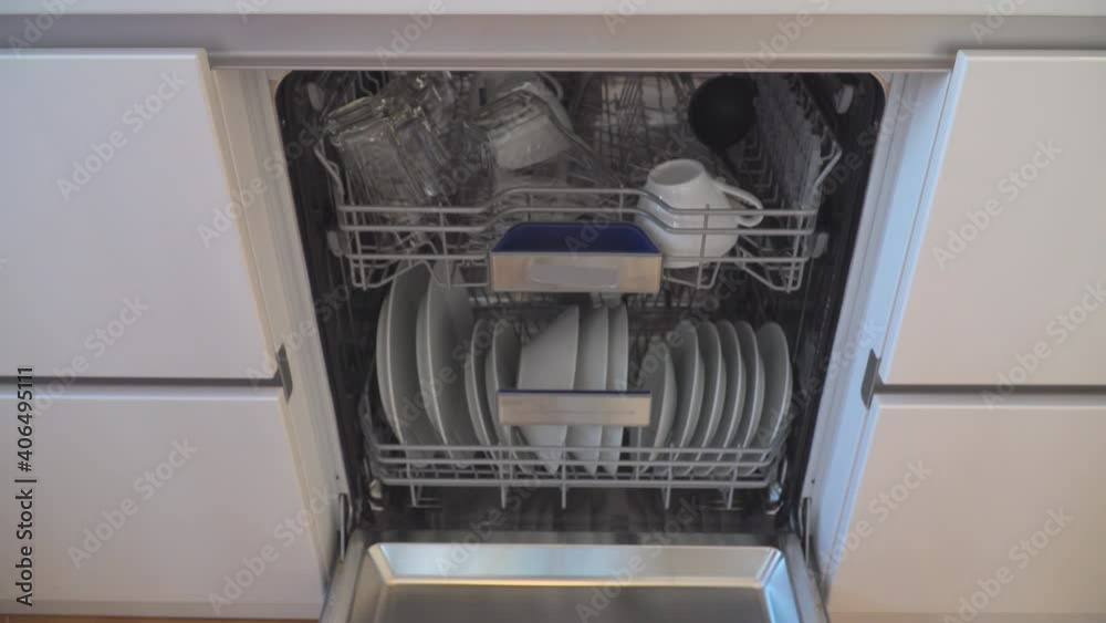 Different kitchenware in dishwasher Different kitchenware in dishwasher