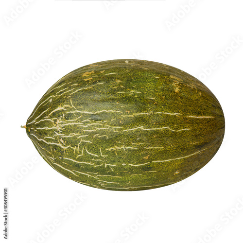 Melon Piel de sapo isolated on white