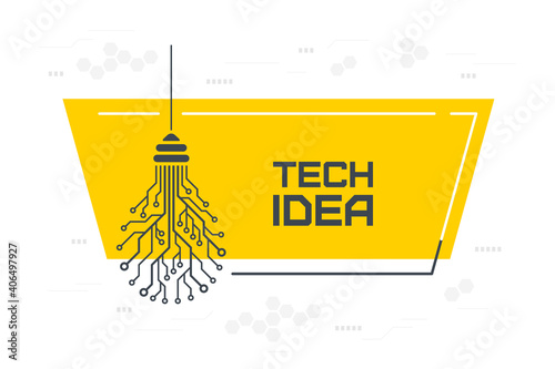 PCB Light bulb Quotation Mark Speech Bubble
