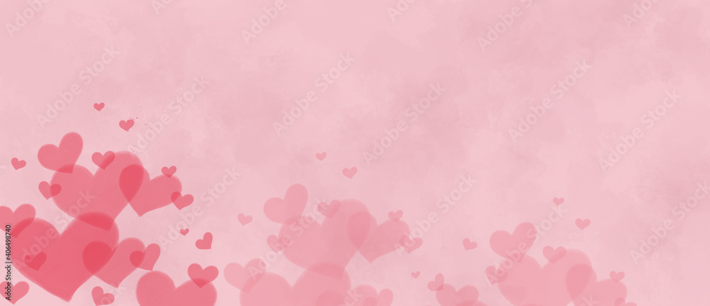 Fondo San Valentín en rosa pastel