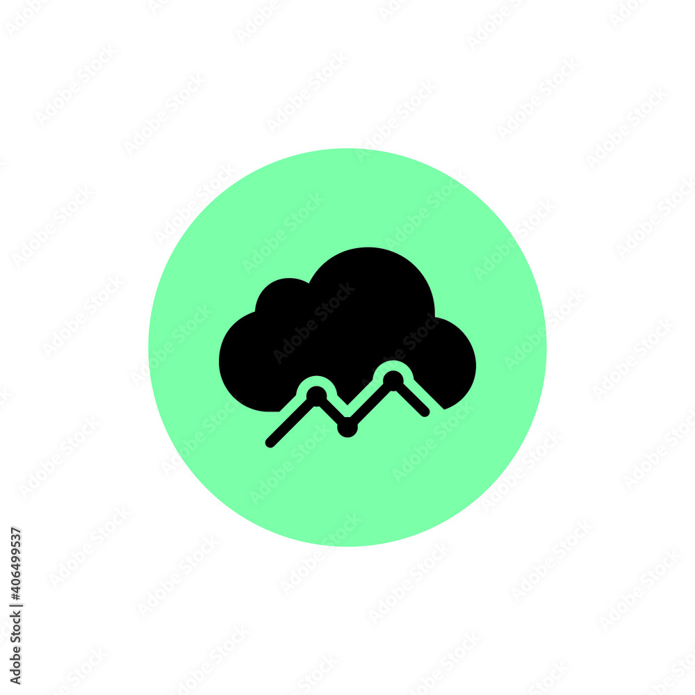 Cloud Computing Computer cloud and Cloud Hosting related line icons. Cloud storage and Network Vector icon Cloud Computing Computer cloud and Cloud Hosting related line icons. Cloud storage and Network Vector icon
