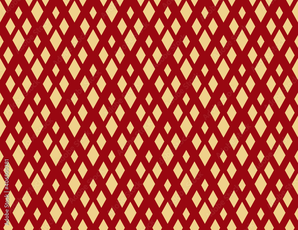 Abstract geometric pattern. A seamless vector background. Gold and red ornament. Graphic modern pattern. Simple lattice graphic design Abstract geometric pattern. A seamless vector background. Gold and red ornament. Graphic modern pattern. Simple lattice graphic design