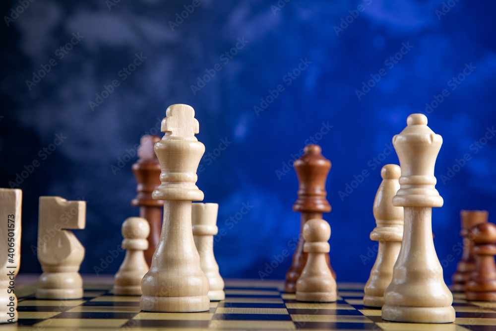 chess board game for ideas and competition and strategy