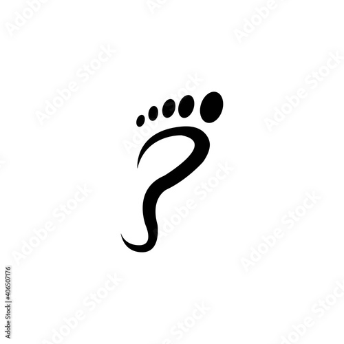soles of the feet icon logo