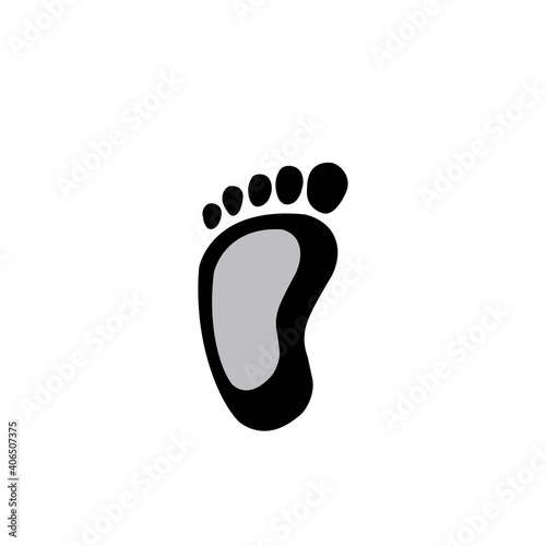 soles of the feet icon logo