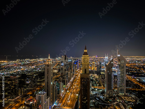 Wallpaper Mural dubai city at night Torontodigital.ca