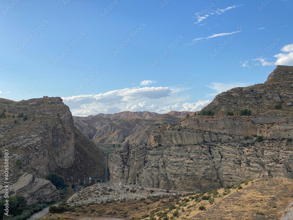 views of the landscape of the Natural Park of the Sierras de Cazorla, Segura y las Villas located in Jaen, Spain