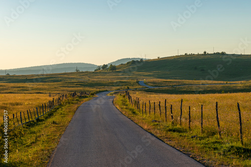 road in the field