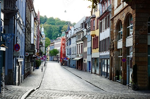 Freiburg im Breisbau Gerberau in der Altstadt