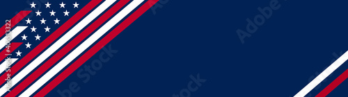 USA banner background