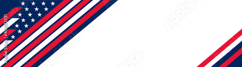 USA banner background