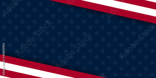 USA banner background
