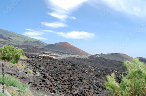 Volcanic landscape from Etna