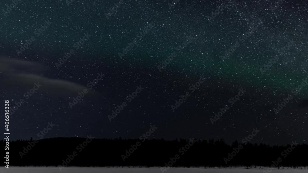 Zeitraffer Polarlichter tanzen Zeitraffer Polarlichter tanzen