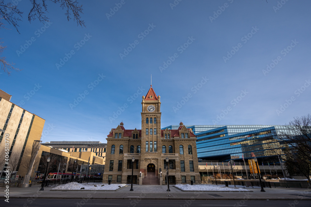 Naklejka premium Calgary's old city hall. 