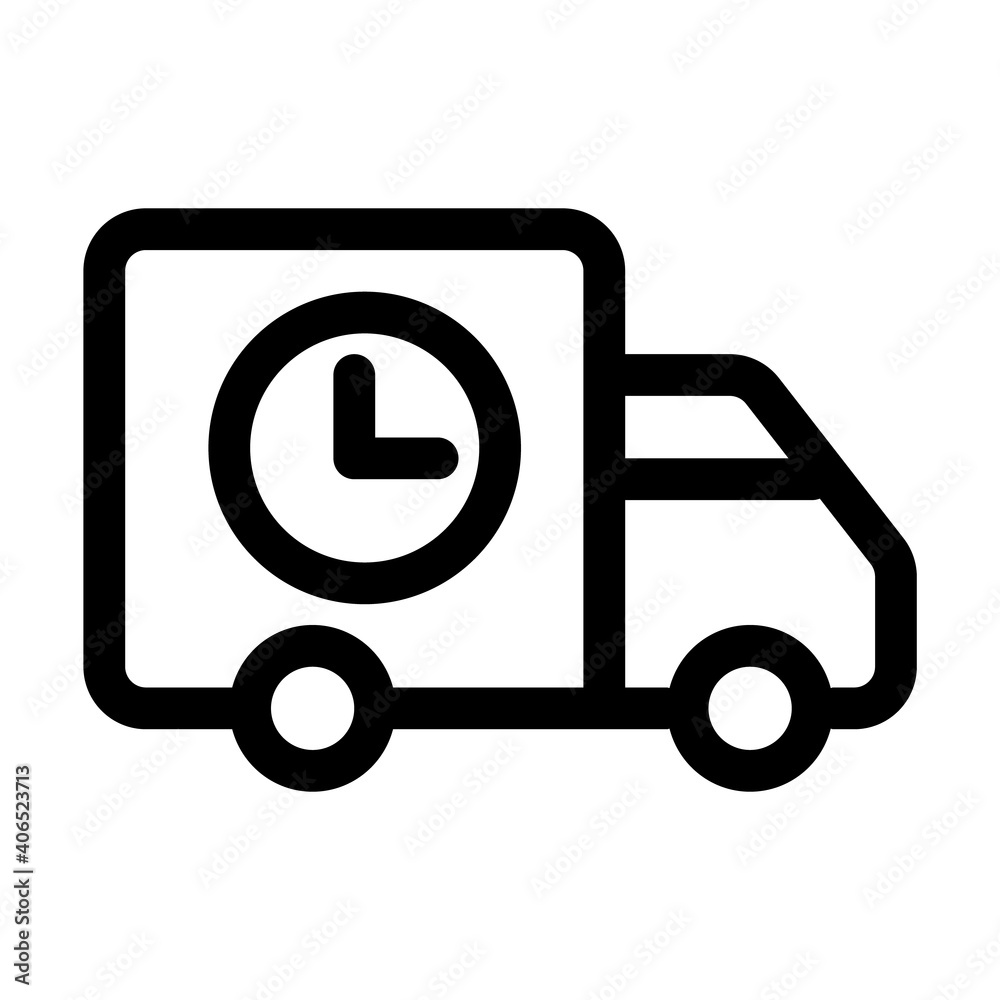 Delivery, shipment or transport icon. Express delivery symbol