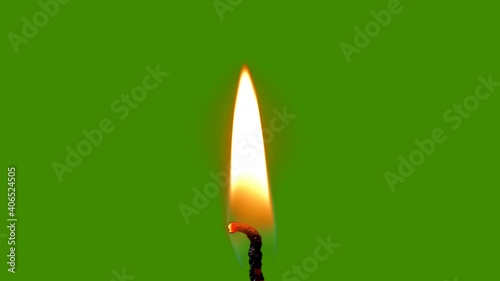 Realistic Candle Flame 4K - 59.94 fps . Candle flames animation on Green screen - candle Fire flame. Candle light green screen motion graphics