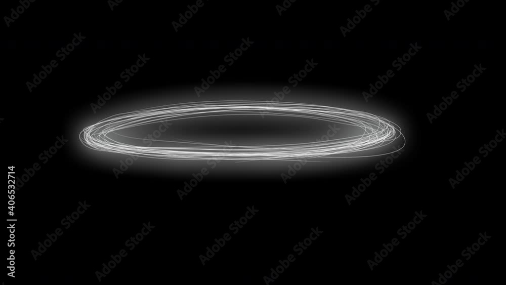 Doodle halo in 4k size. Stock clip for overlay with alpha channel. Symbol of holiness. Doodle halo in 4k size. Stock clip for overlay with alpha channel. Symbol of holiness.