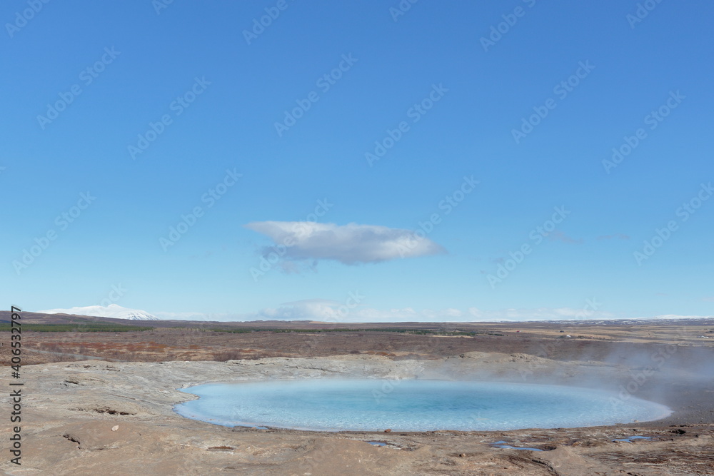 Strokkur, Iceland; Apr. 14, 2017. Photographs of an 11-day 4x4 trip through Iceland. Day 1. Golden ring. This iconic route represents one of Iceland’s most popular day tours, where you can discover la Strokkur, Iceland; Apr. 14, 2017. Photographs of an 11-day 4x4 trip through Iceland. Day 1. Golden ring. This iconic route represents one of Iceland’s most popular day tours, where you can discover la