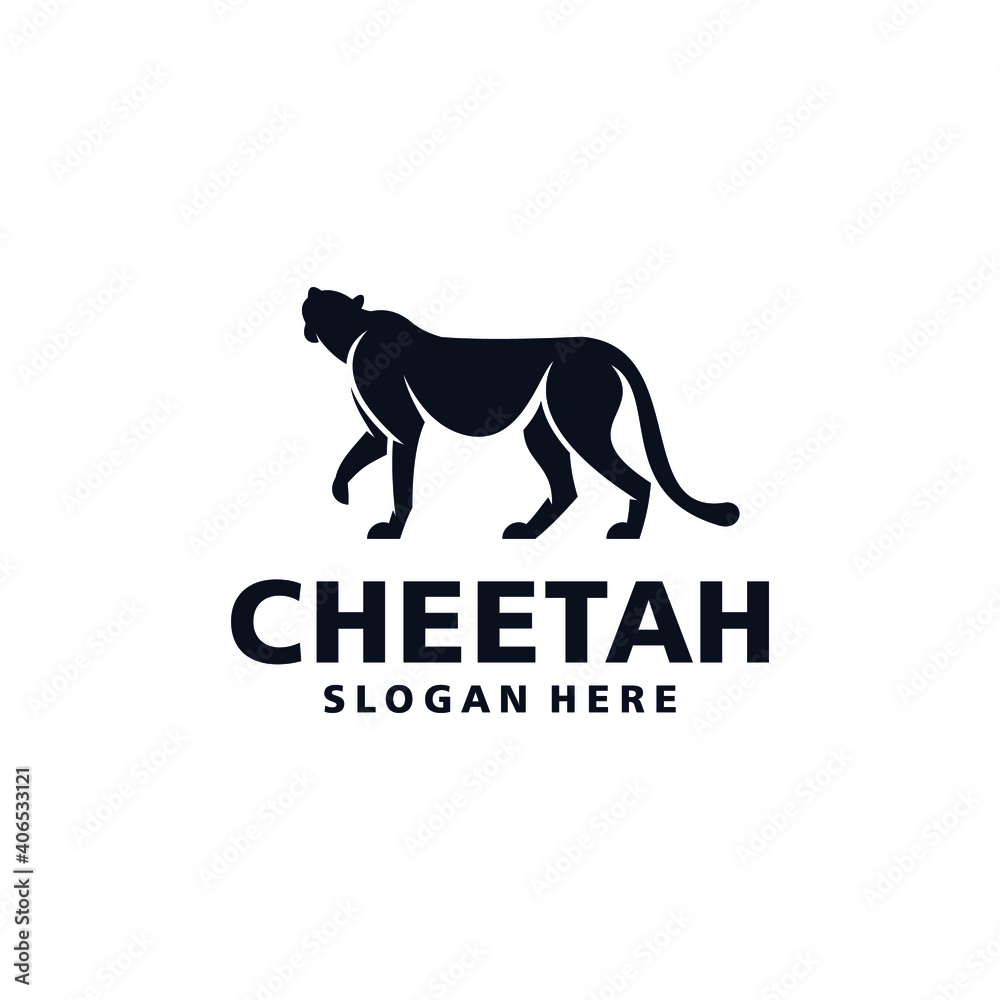 Logo vektor cheetah.