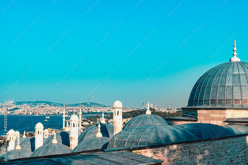 Obraz premium Istanbul Suleymaniye Mosque, Turkey