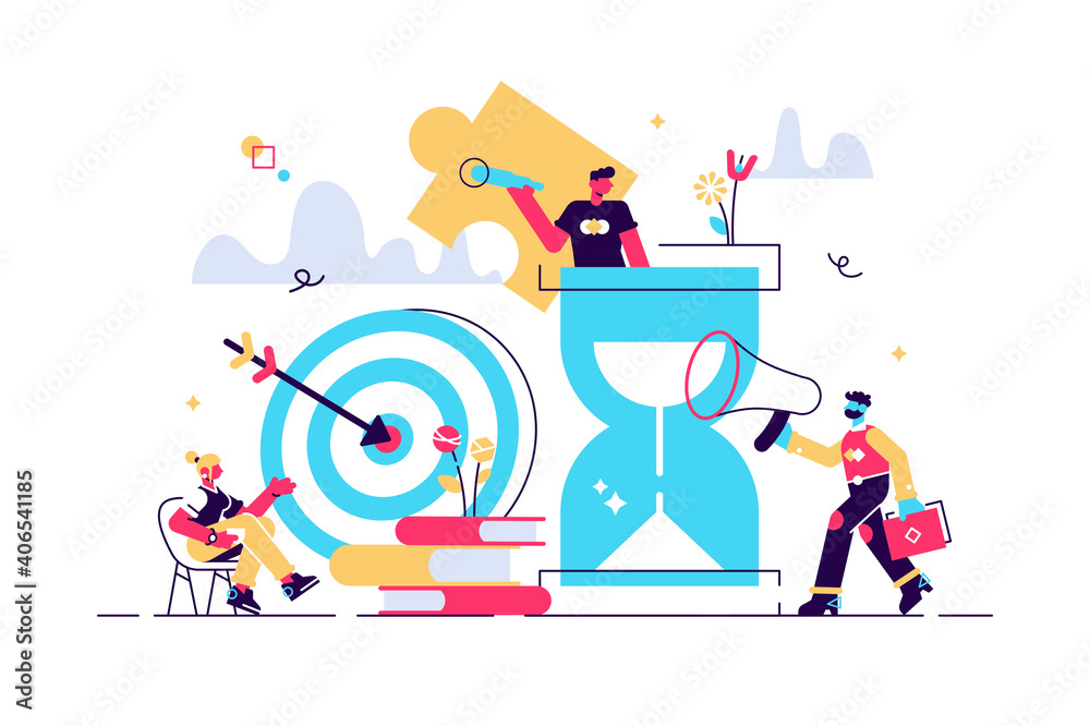Business concept. Team metaphor. Vector illustration flat design style