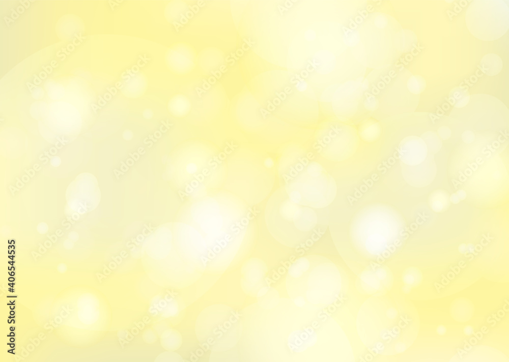 Abstract bright yellow bokeh background with white light bubbles. Cute lemon colors wallpaper with blurred blobs effect for ui design, web, apps wallpaper, banner Abstract bright yellow bokeh background with white light bubbles. Cute lemon colors wallpaper with blurred blobs effect for ui design, web, apps wallpaper, banner